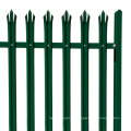 PVC plastic green belt plastic palisade garden fence